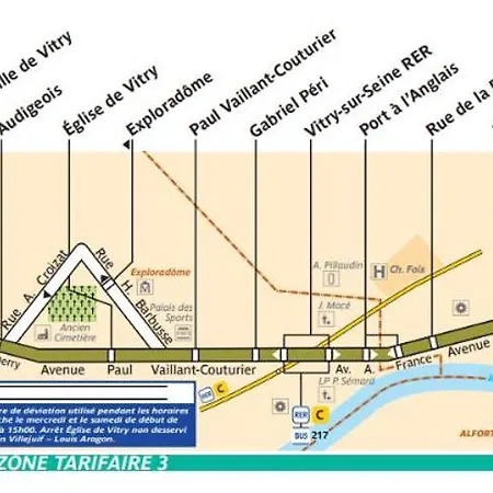 Welcome A 5 Min De Paris En Rer Lejlighed